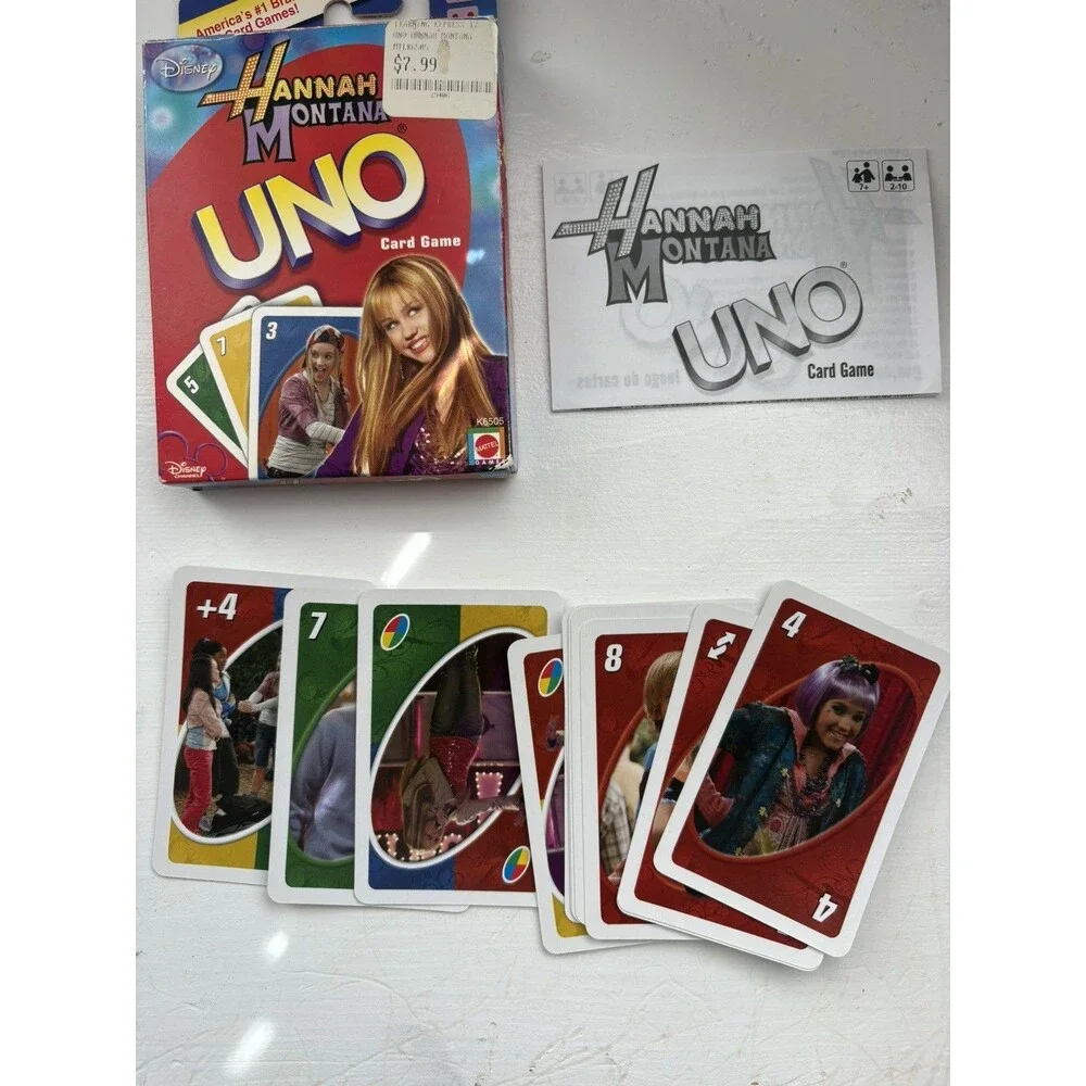 Hannah Montana UNO Miley Cyrus 2007 complete
